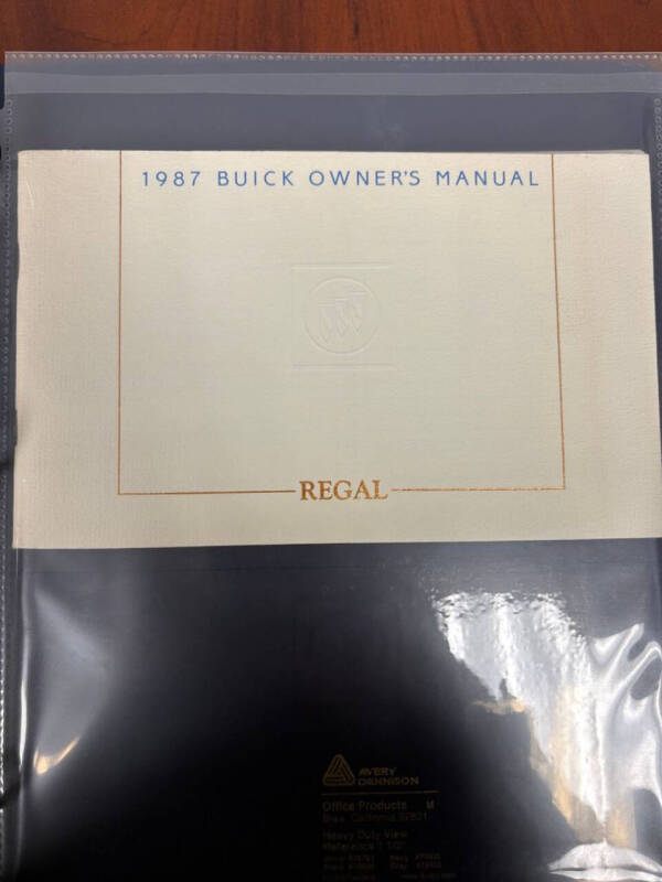 1987 Buick Regal Grand National Turbo