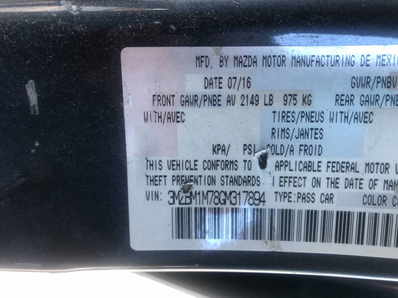 2016 Mazda MAZDA3 i Touring