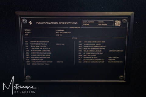 2018 Ferrari 488 Spider