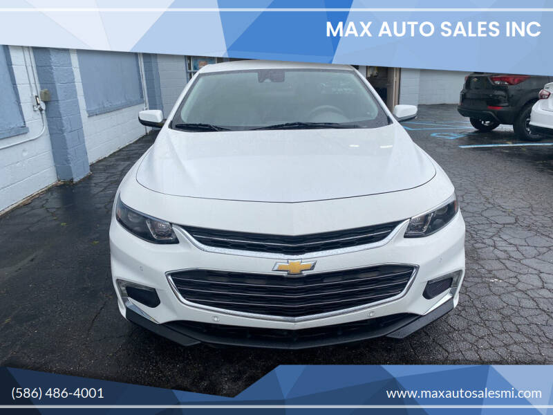 2016 Chevrolet Malibu for sale at Max Auto Sales Inc in Warren MI