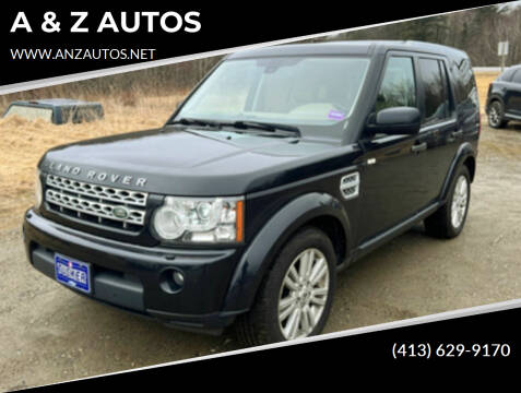 2012 Land Rover LR4 for sale at A & Z AUTOS in Westfield MA