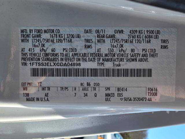 2012 Ford E-Series E-350 SD