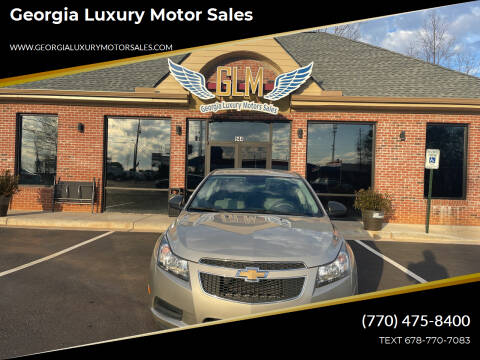 2013 Chevrolet Cruze for sale at Georgia Luxury Motor Sales in Cumming GA