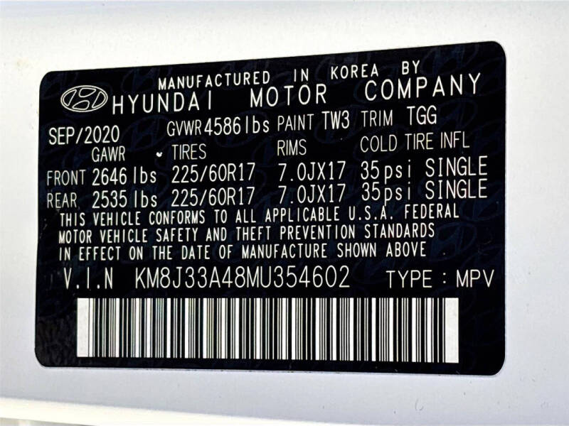 2021 Hyundai Tucson Value