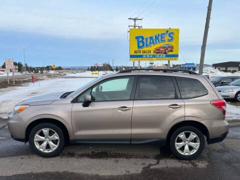 2014 Subaru Forester for sale at Blake's Auto Sales in Rice Lake WI