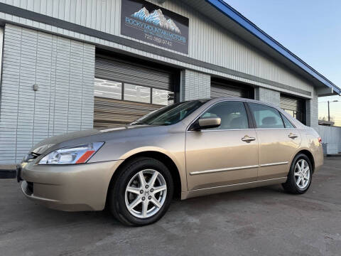 2004 Honda Accord for sale at Rocky Mountain Motors LTD in Englewood CO