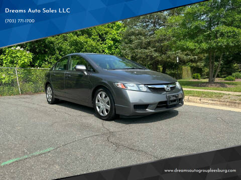 2010 Honda Civic for sale at Dreams Auto Sales LLC in Leesburg VA