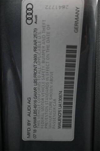 2018 Audi A5 Sportback 2.0T quattro Premium Plus