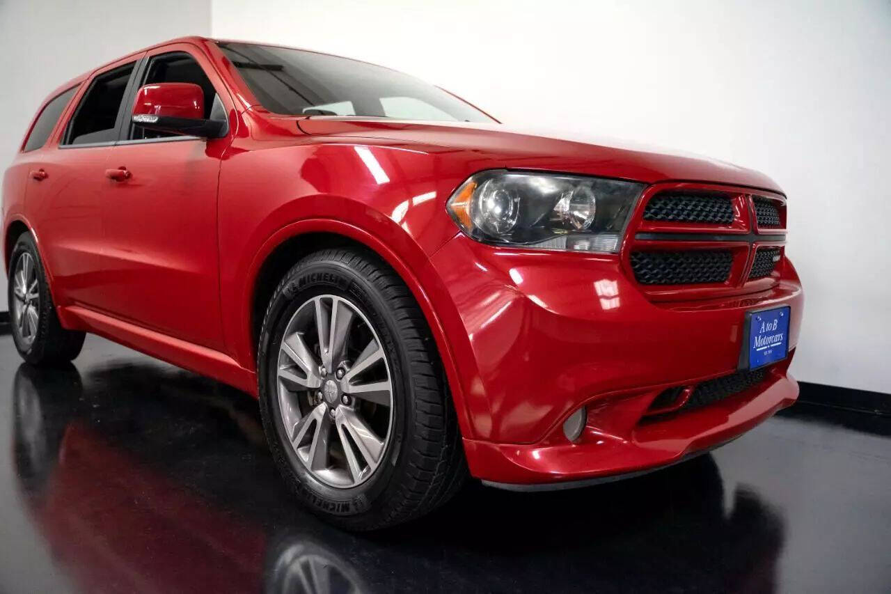 Red 2013 Dodge Durango R/T R/T 4dr SUV 2