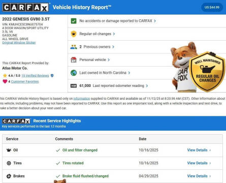 2022 Genesis GV80