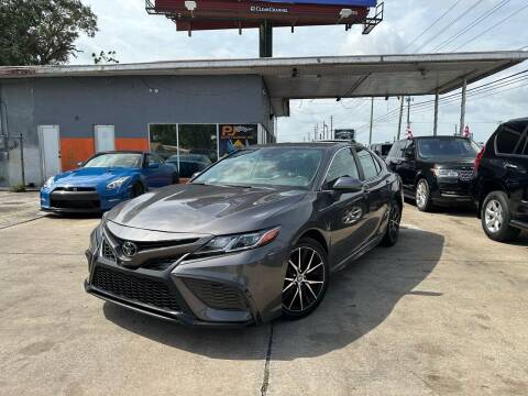 2021 Toyota Camry for sale at P J Auto Trading Inc in Orlando FL