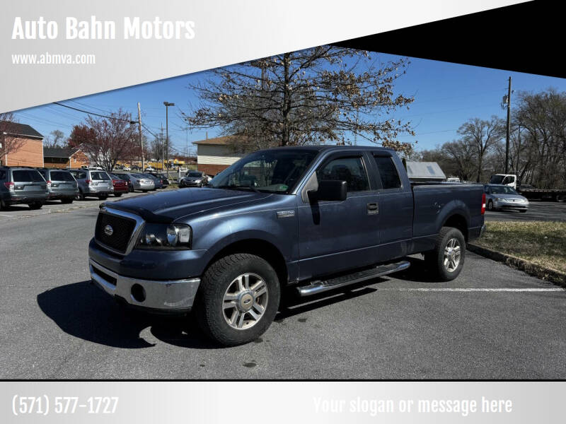 2006 Ford F-150 for sale at Auto Bahn Motors in Winchester VA