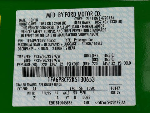2019 Ford Mustang GT Premium
