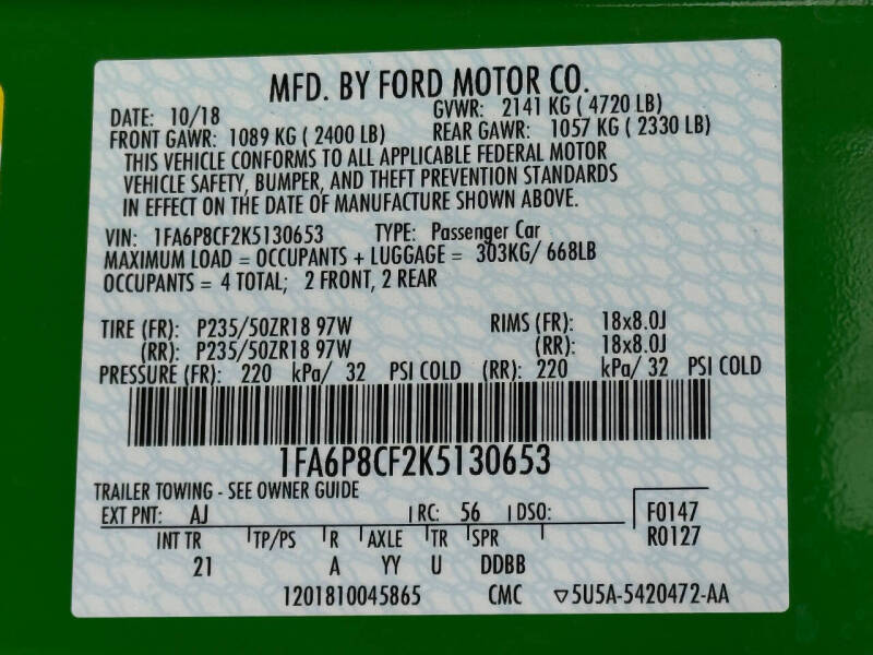 2019 Ford Mustang GT Premium