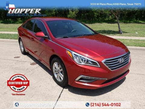2015 Hyundai Sonata for sale at HOPPER MOTORPLEX in Plano TX