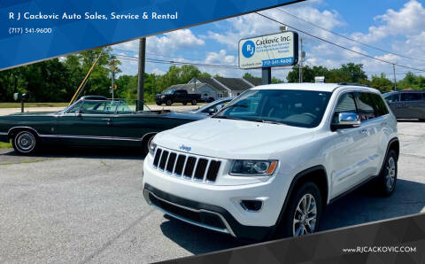 2015 Jeep Grand Cherokee for sale at R J Cackovic Auto Sales, Service & Rental in Harrisburg PA