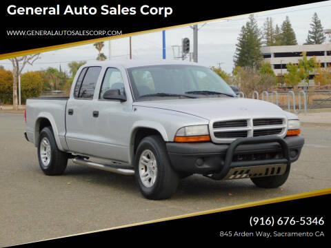 2003 Dodge Dakota for sale at General Auto Sales Corp in Sacramento CA