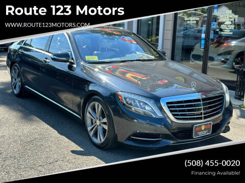 2015 Mercedes-Benz S-Class for sale at Route 123 Motors in Norton MA