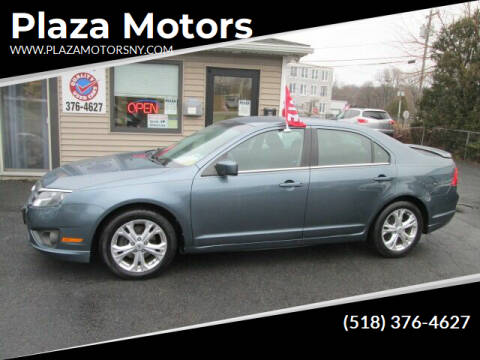 2012 Ford Fusion for sale at Plaza Motors in Rensselaer NY