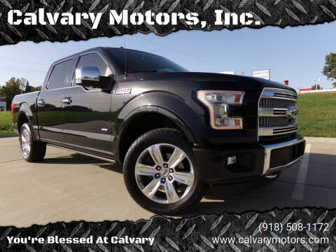 2015 Ford F-150 for sale at Calvary Motors, Inc. in Bixby OK