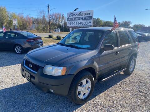 2003 Ford Escape for sale at Jackson Automotive in Smithfield NC