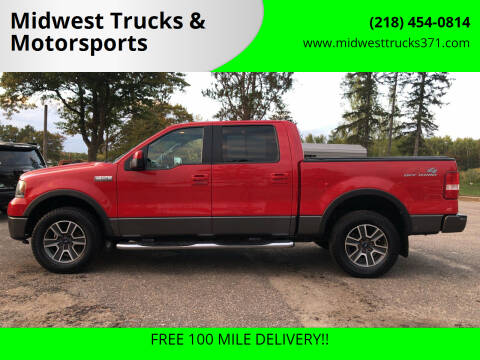 2008 Ford F-150 for sale at Midwest Trucks & Motorsports in Merrifield MN