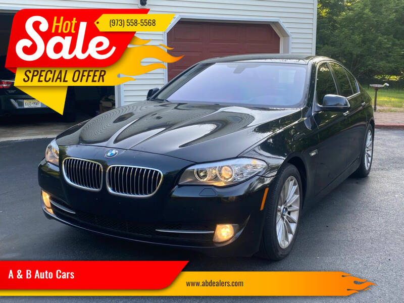 2013 BMW 5 Series for sale at A & B Auto Cars in Newark NJ