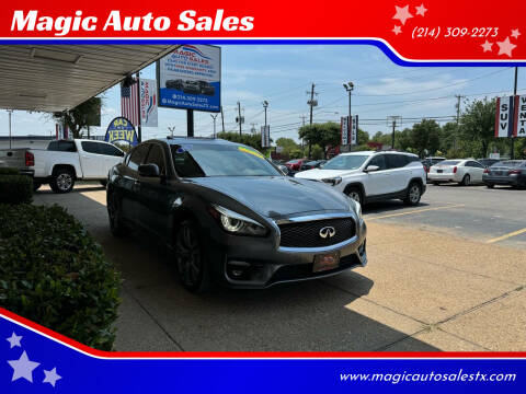 2016 Infiniti Q70 for sale at Magic Auto Sales in Dallas TX