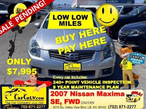 2007 Nissan Maxima for sale at The Car Company - Buy Here Pay Here in Las Vegas NV