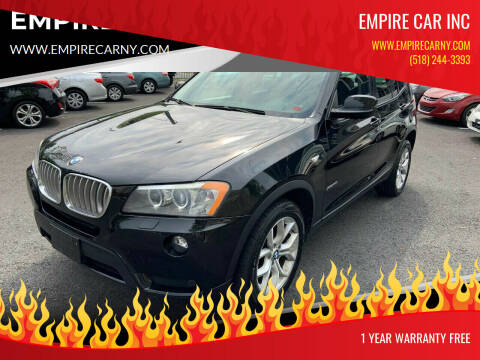 2011 BMW X3 for sale at EMPIRE CAR INC in Troy NY