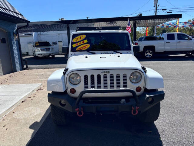 2013 Jeep Wrangler Unlimited for sale at Michael Johnson @ Allens Auto Sales Hopkinsville in Hopkinsville, KY