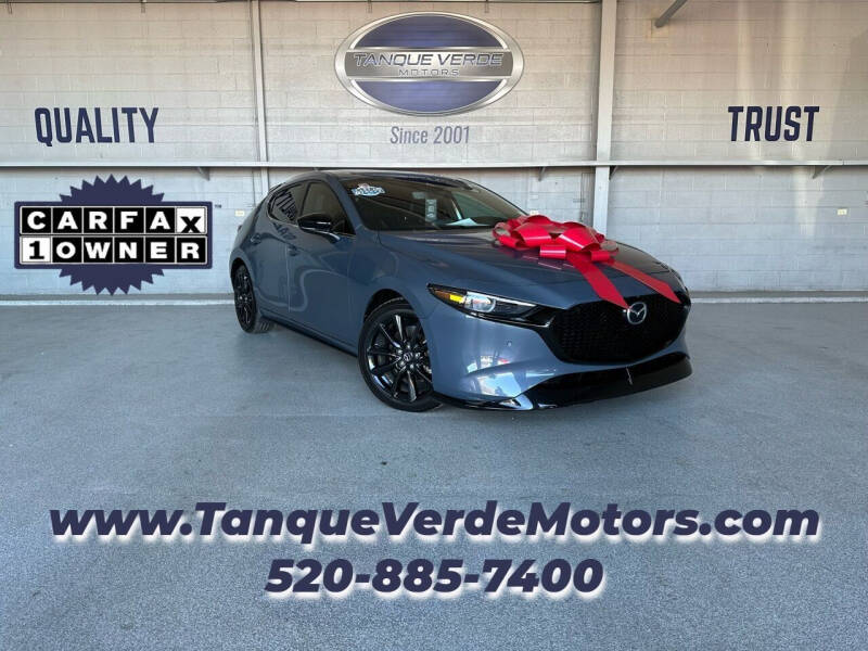 2021 Mazda Mazda3 Hatchback for sale at TANQUE VERDE MOTORS in Tucson AZ