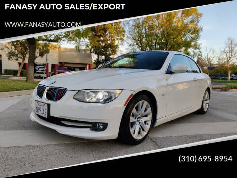 2011 BMW 3 Series for sale at FANASY AUTO SALES/EXPORT in Yorba Linda CA