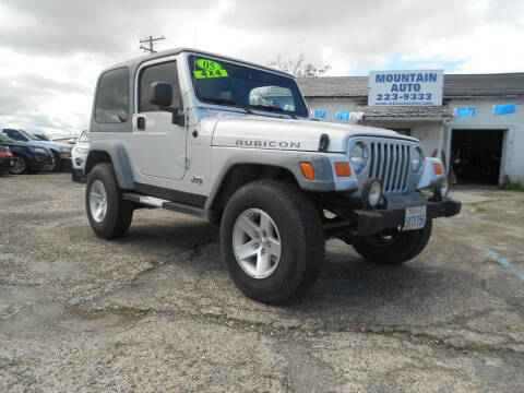 2005 Jeep Wrangler for sale at Mountain Auto in Jackson CA