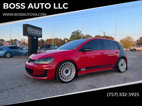 2015 Volkswagen Golf GTI for sale at BOSS AUTO LLC in Norfolk VA