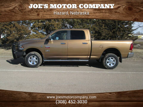 2012 RAM 2500 for sale at Joe's Motor Company in Hazard NE