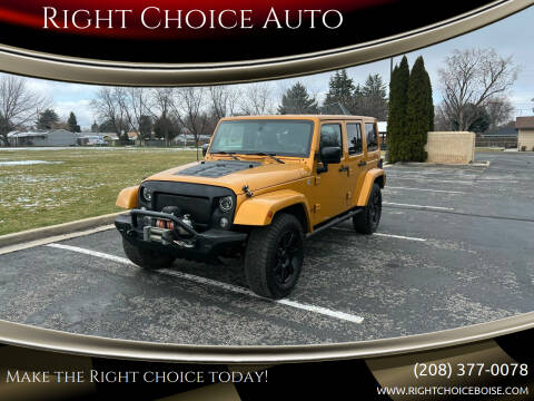 2014 Jeep Wrangler Unlimited for sale at Right Choice Auto in Boise ID