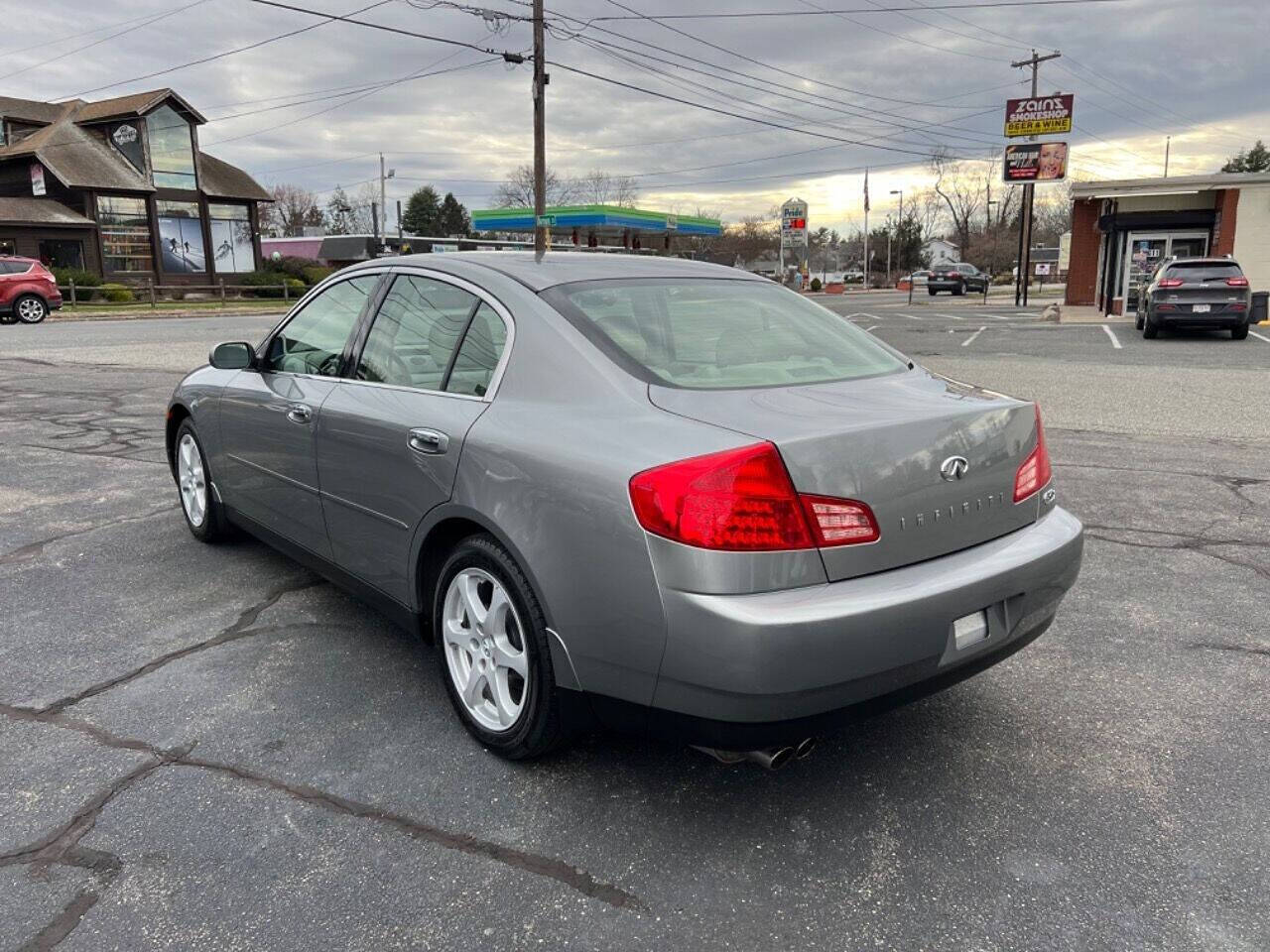 2004 INFINITI G35 for sale at James Motors Inc. in East Longmeadow, MA