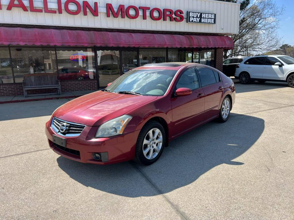 2008 nissan maxima red