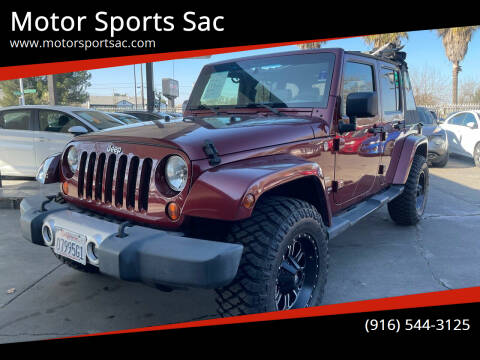 2009 Jeep Wrangler Unlimited for sale at Motor Sports Sac in Sacramento CA