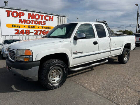 2001 GMC Sierra 2500HD for sale at Top Notch Motors in Yakima WA