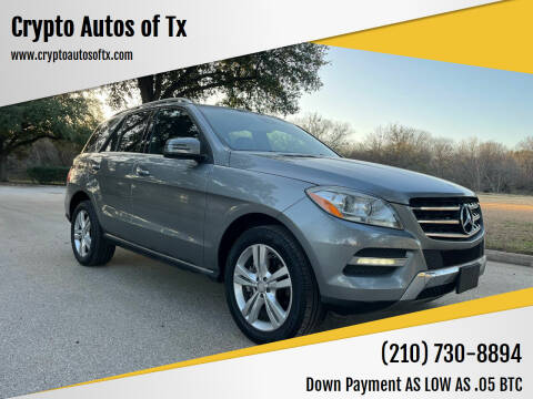 2013 Mercedes-Benz M-Class for sale at Crypto Autos of Tx in San Antonio TX