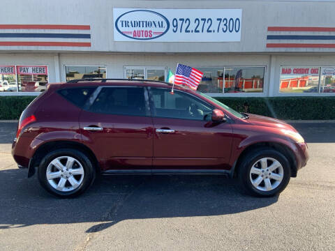 2007 Nissan Murano for sale at Traditional Autos in Dallas TX