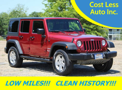 2011 Jeep Wrangler Unlimited for sale at Cost Less Auto Inc. in Rocklin CA