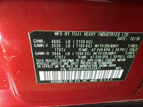 2017 Subaru Outback 2.5i Premium