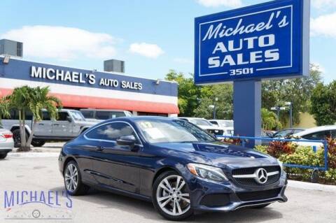 2017 Mercedes-Benz C-Class for sale at Michael's Auto Sales Corp in Hollywood FL