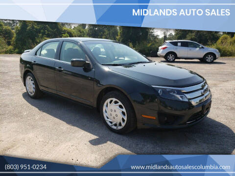 2010 Ford Fusion for sale at Midlands Luxury Cars in Lexington SC