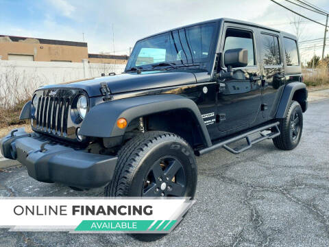 2016 Jeep Wrangler Unlimited for sale at New Jersey Auto Wholesale Outlet in Union Beach NJ