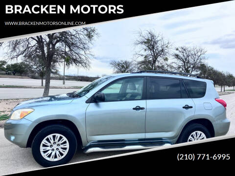 2008 Toyota RAV4 for sale at BRACKEN MOTORS in San Antonio TX