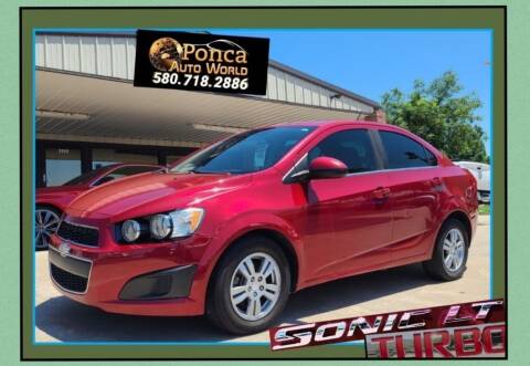 2016 Chevrolet Sonic for sale at Ponca Auto World in Ponca City OK